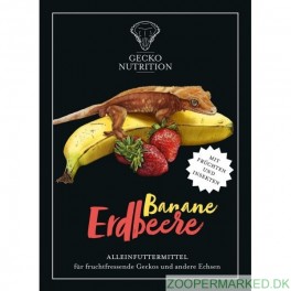 Gecko Nutrition Banan/Jordb&aelig;r & Insekter