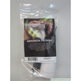 Keramisk fatning m/ledning