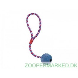 Bold med nubber og reb, massiv gummi, 7 cm